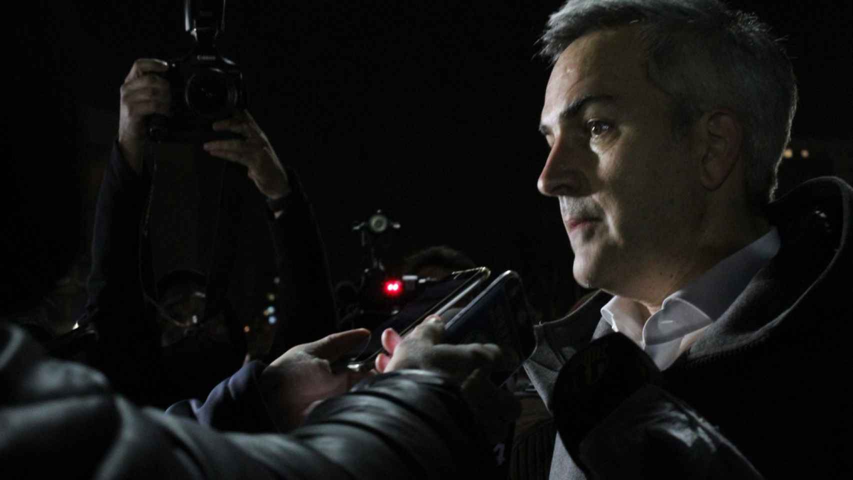 Víctor Font a la salida de la sede del Barça / REDES