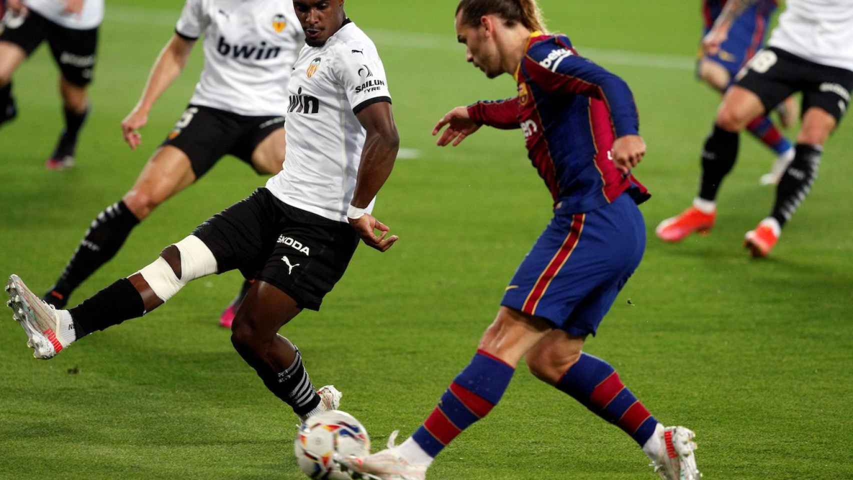 Antoine Griezmann en un partido con el Barça / EFE