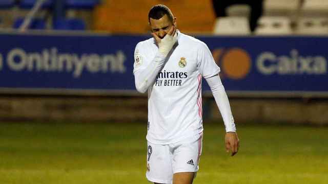 Benzema contra el Alcoyano / EFE