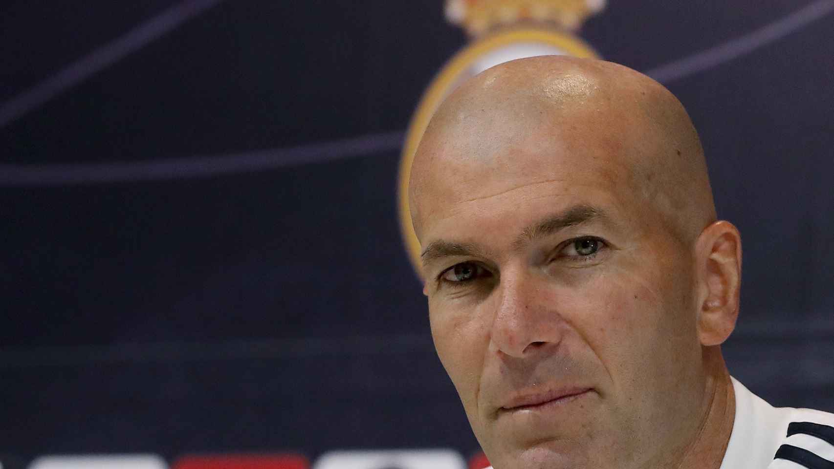 Zidane hablando en rueda de prensa previo al partido del Villarreal / EFE