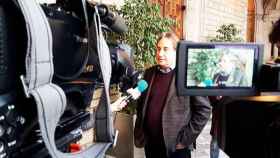 Juanjo Puigcorbé, exconcejal de ERC, entrevistado en el Ayuntamiento de Barcelona ayer / CG