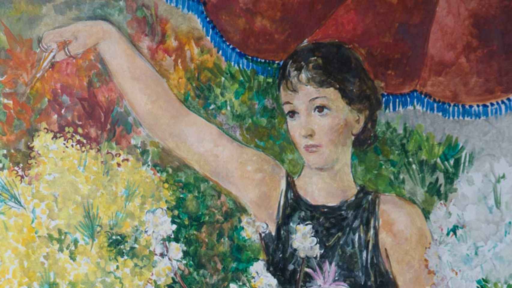 'La florista' de Pere Pruna, cuyas obras forman parte de la colección Rubió i Tudurí  / BBVA COLECCIÓN
