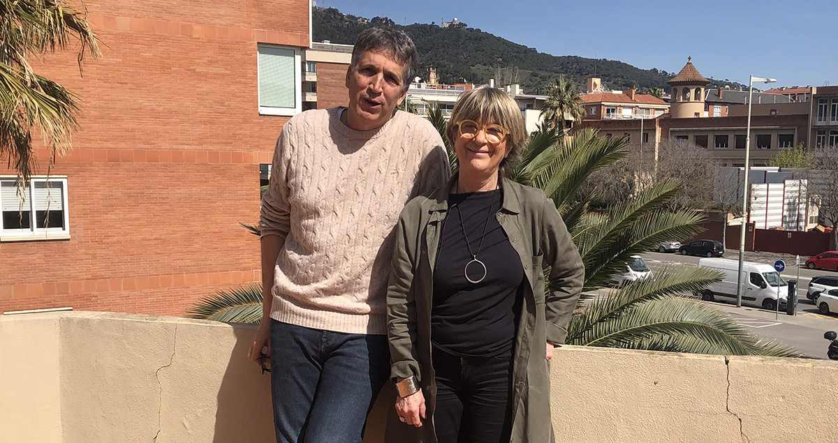 Albert Solé (i) y Blanca Cercas (d) aspiran a liderar Federalistes d'Esquerres con una candidatura europeísta, plural y feminista