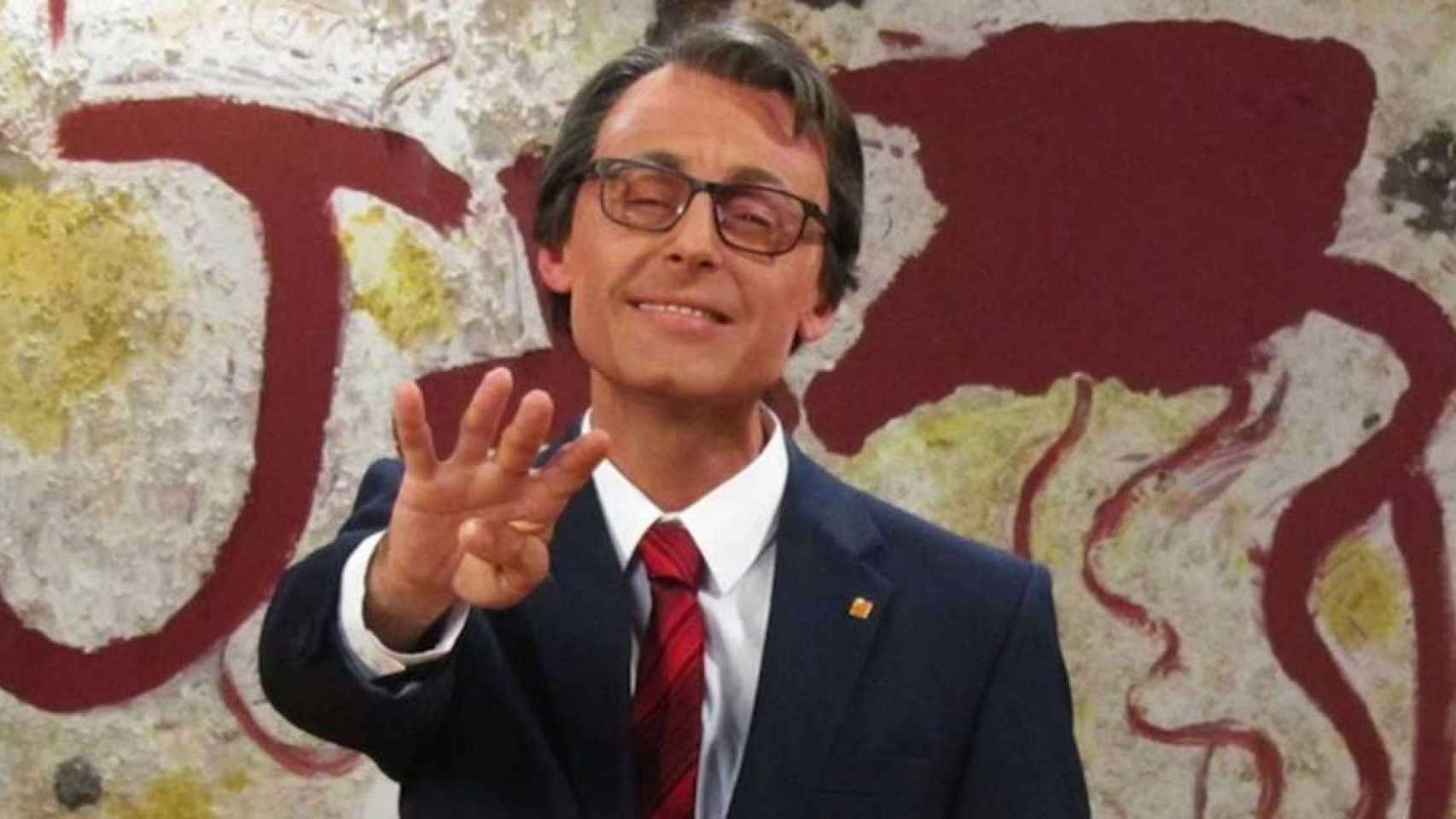 Bruno Oro, interpretando a Artur Mas en el programa 'Polònia' de TV3 / CCMA