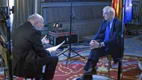 Josep Borrell durante su entrevista para el programa en inglés 'Conflict zone' de la cadena por satélite Deutsche Welle / TWITTER