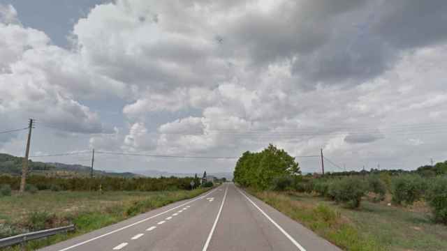 La carretera C-44 a su paso Tivissa en dirección a Móra d'Ebre / GOOGLE STREET VIEW