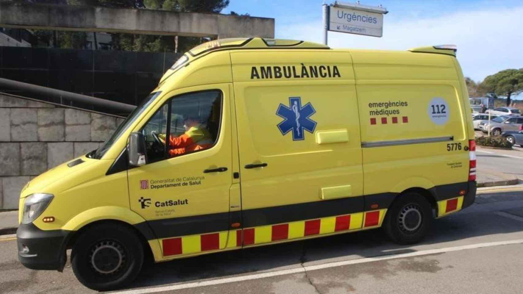 Una ambulancia, como la que trasladó a la motorista / SEM