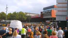 Más de 2.500 vecinos protestan contra la inseguridad en Barcelona / TWITTER