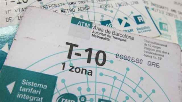 Billetes de una T-10 / EUROPAPRESS