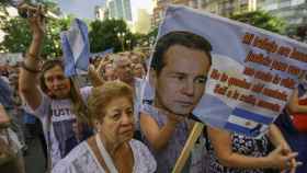 Manifestación para pedir justicia en el 'caso Nisman', el pasado 18 de febrero en Buenos Aires.