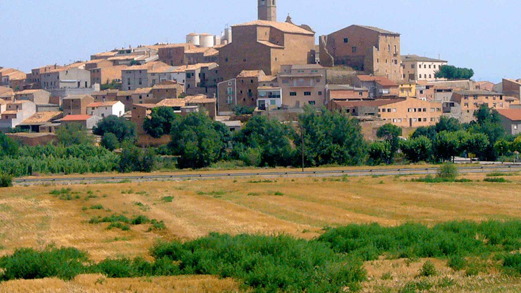 Vista de la población de Puigverd d'Agramunt / CG