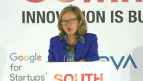 Nadia Calviño, vicepresidenta y ministra de Economía durante la presentación del South Summit / EP