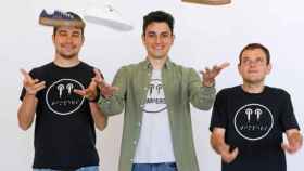Aitor Carratalá, Roberto Mohedano y Diego Soliveres, los tres creadores de la marca de zapatillas Timpers / TIMPERS
