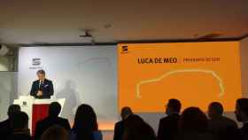 El presidente de Seat, Luca de Meo, en la presentación del proceso participativo para elegir el nombre del nuevo todocamino de la marca / CG