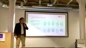 Aleix Valls, director de la fundación de la Mobile World Capital de Barcelona, en la presentación del estudio / CG