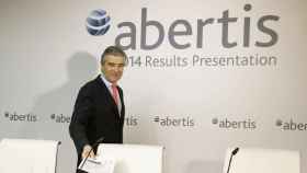 El vicepresidente de Abertis, Francisco Reynés, en la presentación de resultados de 2014 / EFE