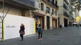 Obras en el futuro establecimiento de Céline en Paseo de Gracia de Barcelona