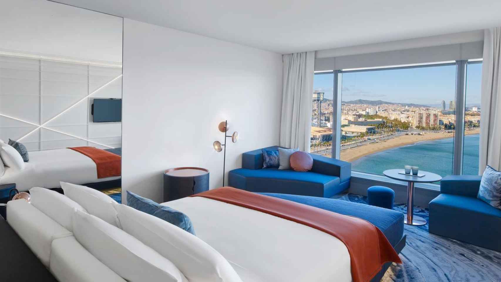Habitación del hotel W de Barcelona / MA