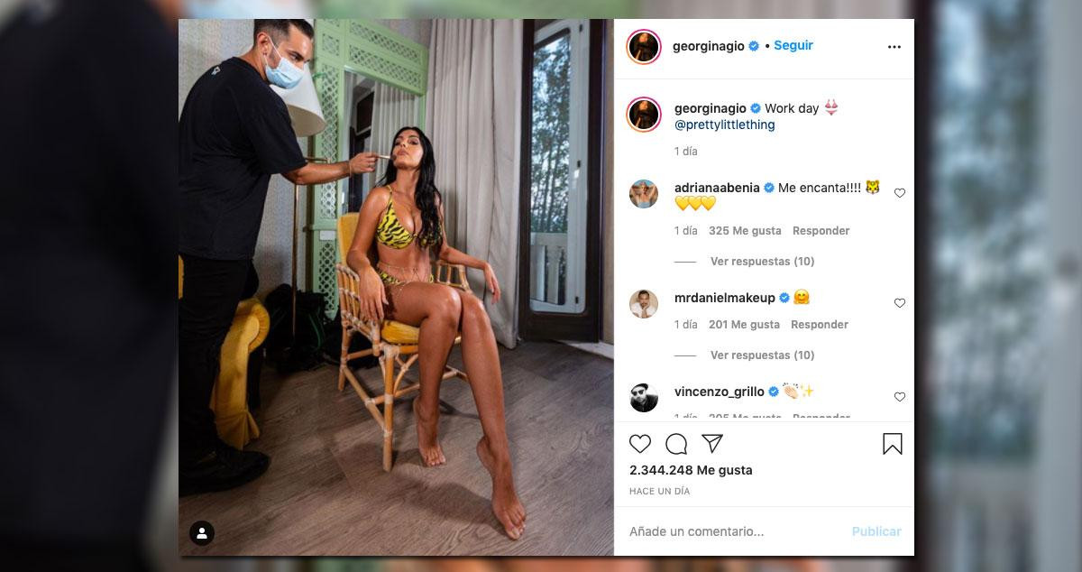 El posado de Georgina Rodríguez en Instagram / INSTAGRAM