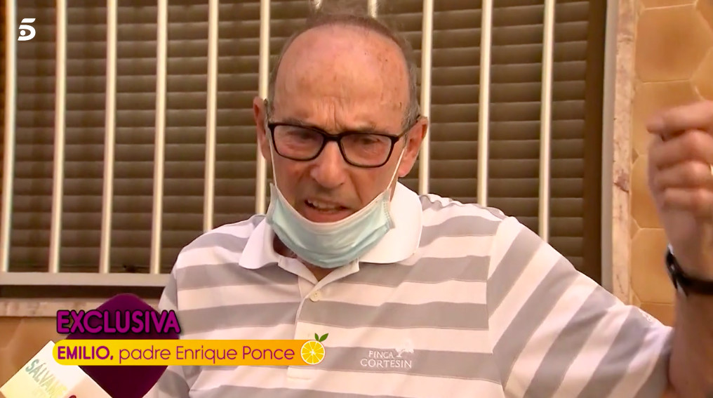 Emilio, el padre de Enrique Ponce, habla de la situación amorosa de su hijo / MEDIASET