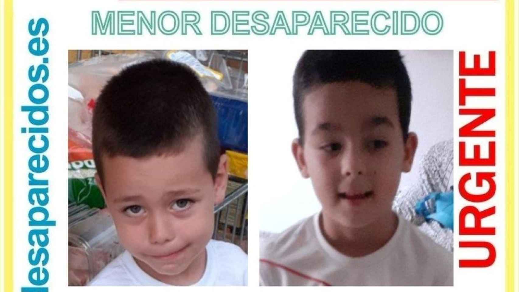 Florín Alexandru Cojocaru y Mario Nicolás Cojocaru, dos niños desaparecidos desde hace una semana / TWITTER