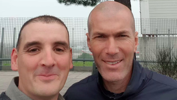 Zidane selfie accidente