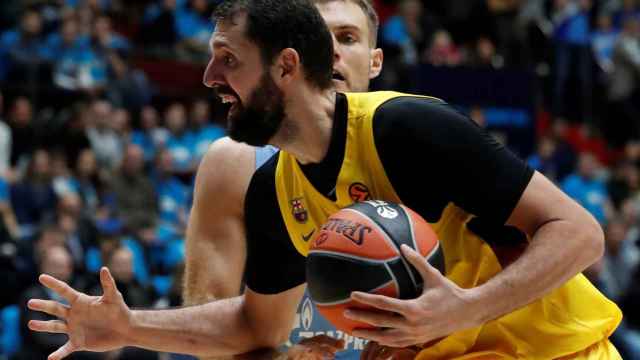 Mirotic en el partido contra el Zenit / EFE