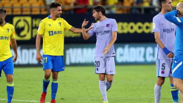 Sergi Roberto después del encuentro del Cádiz / FC Barcelona