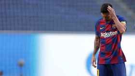 Leo Messi, durante un partido del Barça | EFE