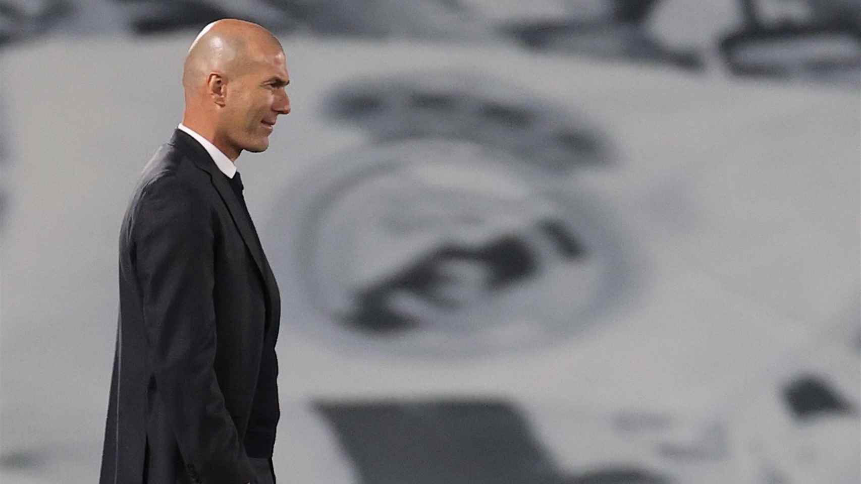 Zidane en el partido contra el Chelsea / EFE