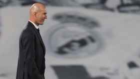 Zidane en el partido contra el Chelsea / EFE