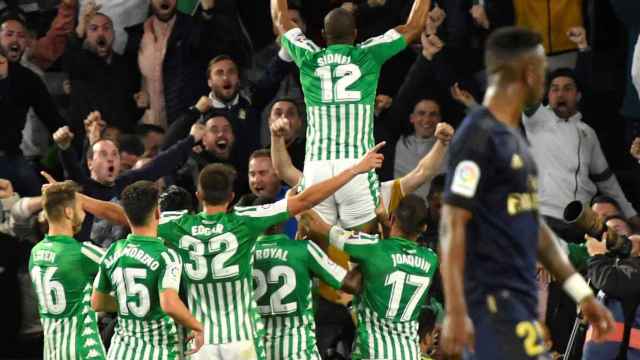 Vinicius en el partido contra el Real Betis / EFE