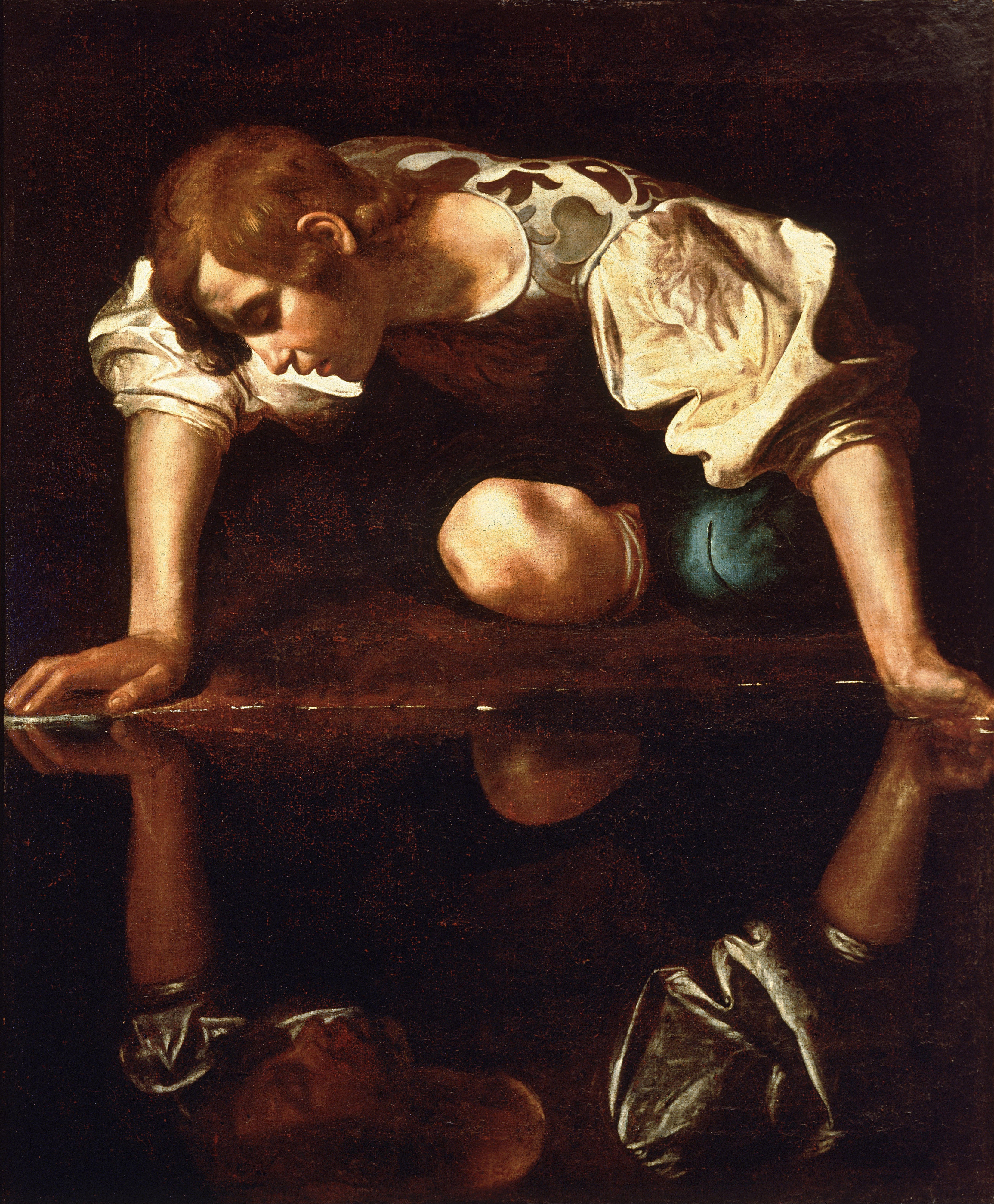 El Narciso de Caravaggio (1594)