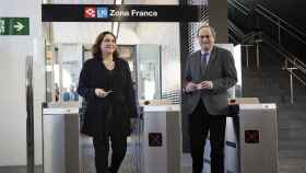 Ada Colau asiste a la inauguración de la estación de Zona Franca / EUROPA PRESS