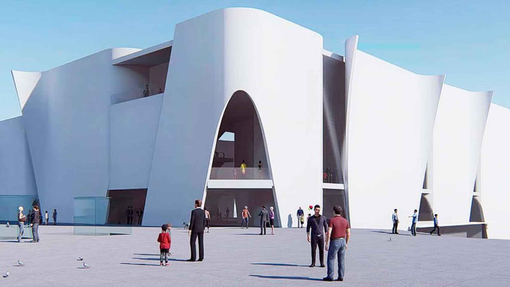Reproducción del museo Hermitage previsto para Barcelona