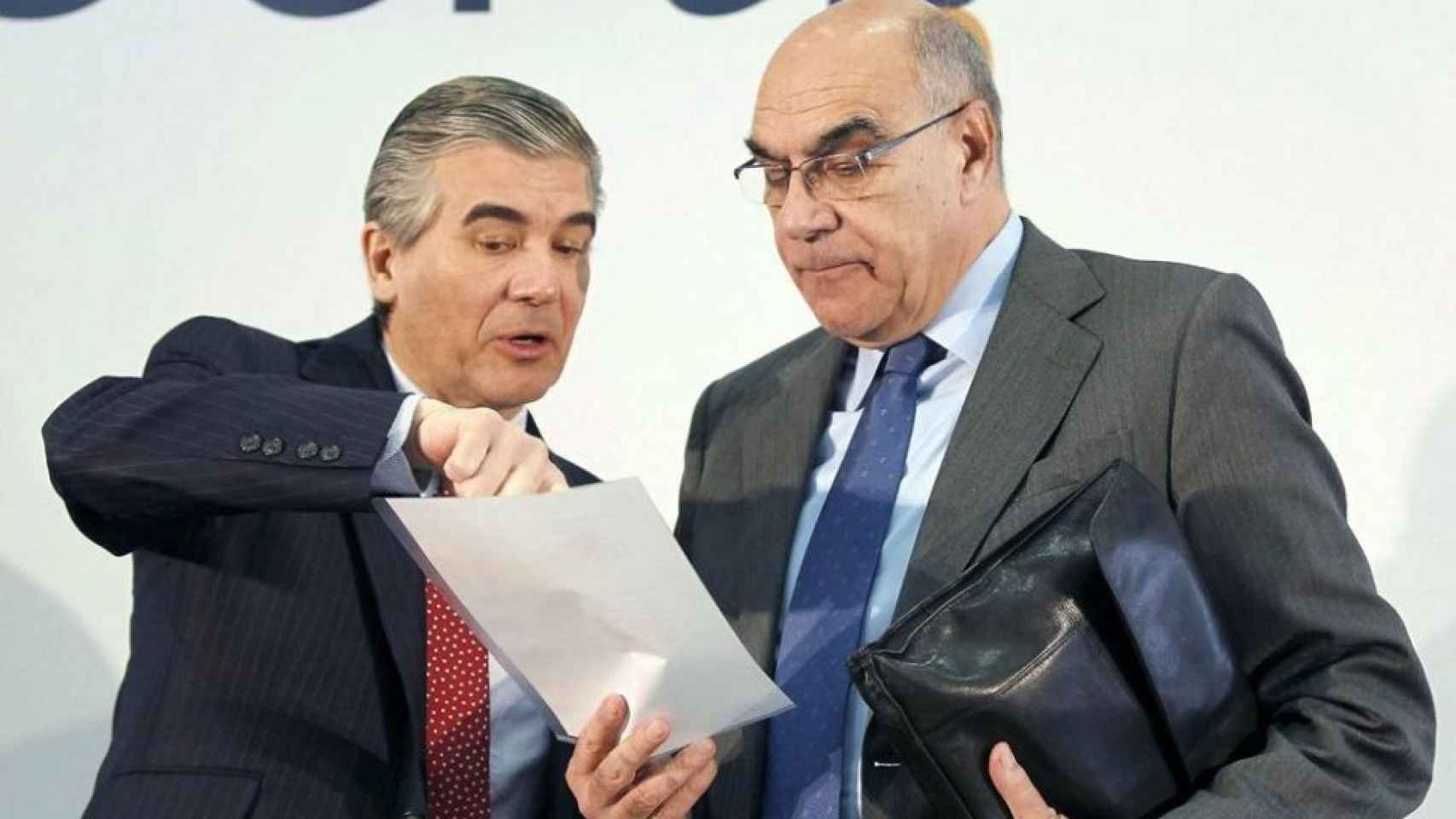 Francisco Reynés y Salvador Alemany, consejero delegado y presidente de Abertis / EFE