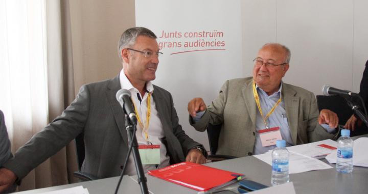 Ramon Grau (d), editor del 'Tot Sant Cugat' y presidente de Totmedia / CG