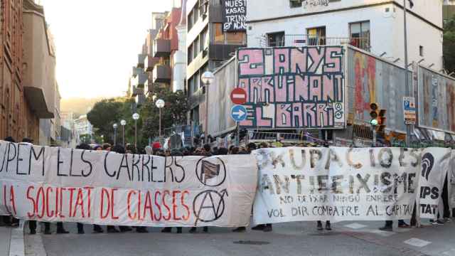 Manifestación desaolojo de okupas de Bonanova / GALA ESPíN