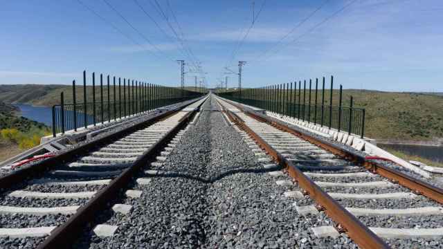 Una vía de tren de Adif EPF