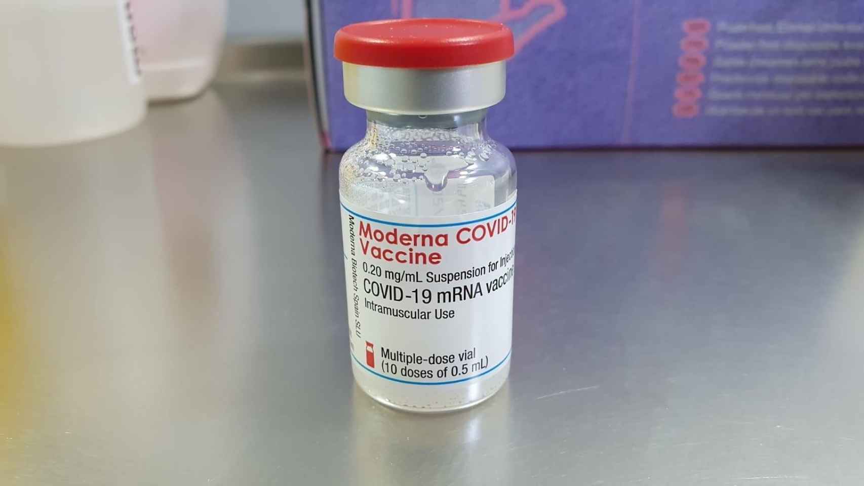 Una dosis de la vacuna de Moderna / EP