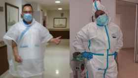 Gonzalo y Jaqueline, que ejercieron como sanitarios durante la pandemia y ahora están en paro / CG