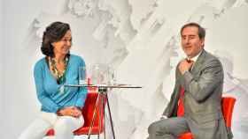 Héctor Grisi, el nuevo consejero delegado de Santander, junto a la presidenta, Ana Botín / SANTANDER