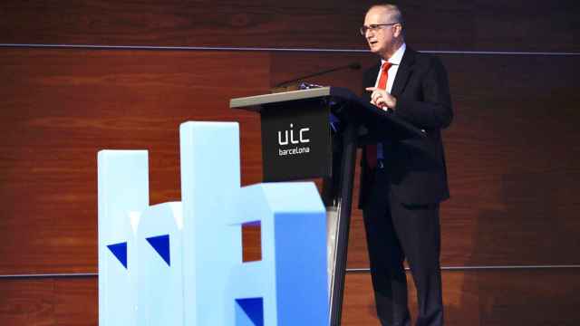 El rector de la UIC, Alfons Méndiz, en un acto oficial / Cedida