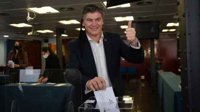 Antoni Cañete emite su voto en las elecciones de Pimec / EP