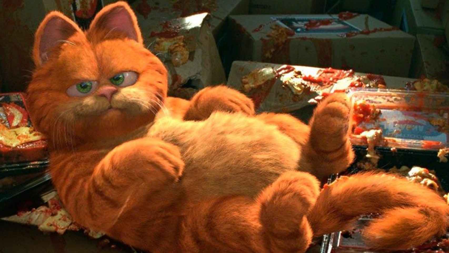 Garfield en la última película que protagonizó, en 2006.