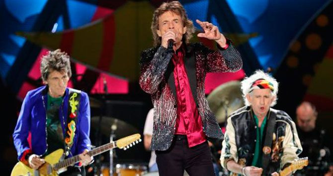 Mick Jagger al frente de los Rolling Stones en una actuación reciente / EFE