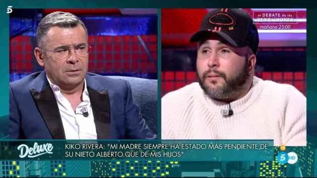 Kiko Rivera en el plató del 'Deluxe' / MEDIASET