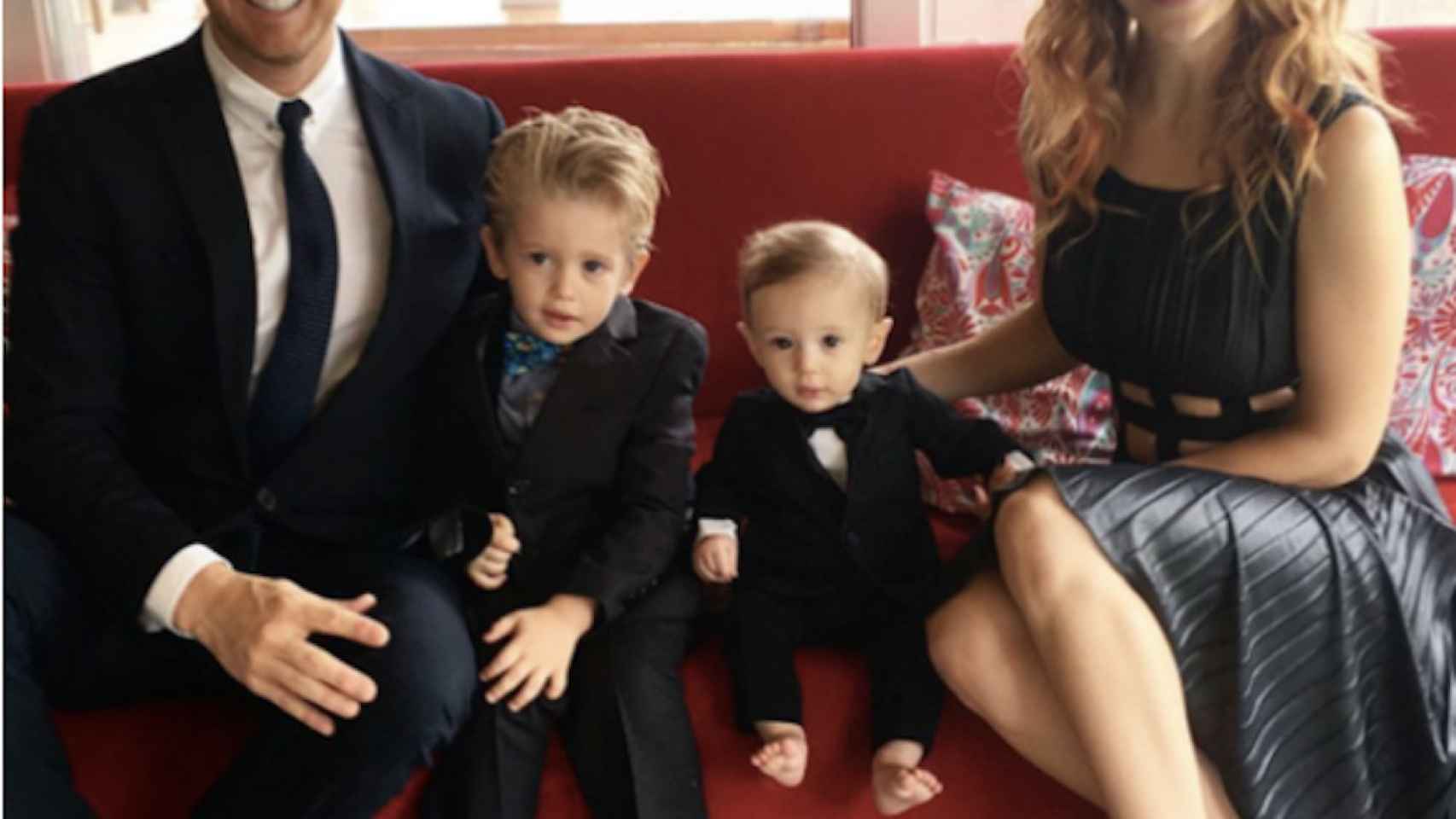 Una foto de Michael Bublé y y Luisiana Lopilato junto a sus hijos / Instagram