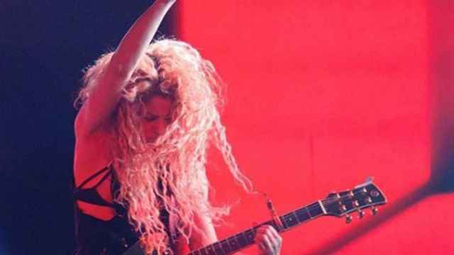 Shakira durante una actuación de su gira 'El Dorado' / CD