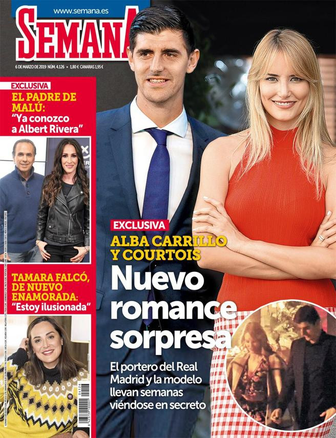 Alba Carrillo y Courtois, pareja, según la revista 'Semana'